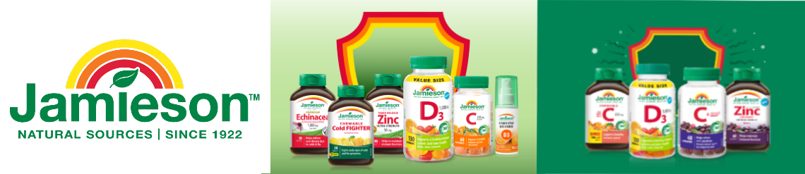 Jamieson Banner with product images