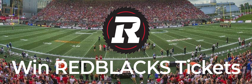 Win a pair of tickets to Ottawa REDBLACKS home games